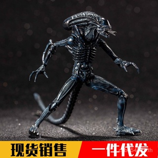 ଓ พร้อมส่ง ฟิกเกอร์ Hiya Mini Series 1/18 Alien Movie Version Blue Alien Warrior ขยับได้