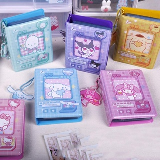 SANRIO อัลบั้มรูปภาพ 3 นิ้ว พร้อมช่องใส่บัตร ลายการ์ตูนซานริโอ้ สไตล์เกาหลี 40 ชิ้น