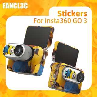 สติกเกอร์ป้องกันสำหรับกล้องแอคชั่น Insta360 GO 3 Body Skin Action Pod Full Cover 3M สติกเกอร์สำหรับ Insta360 GO 3 อุปกรณ์เสริม