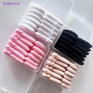 Brightstar 6 ชิ้น / กล่อง สามเหลี่ยม แป้ง พัฟ แต่งหน้า ฟองน้ํา กํามะหยี่นุ่ม เครื่องสําอาง พัฟเกลี่ยรองพื้น ฟองน้ําแต่งหน้า อุปกรณ์เสริม ใหม่