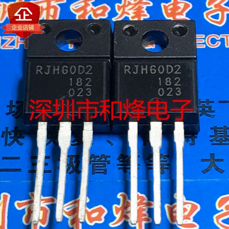ชิปวงจรรวม ไดรเวอร์อินเวอร์เตอร์ RJH60D2 TO-220F 600V 20A 60D2 10 ชิ้น ...