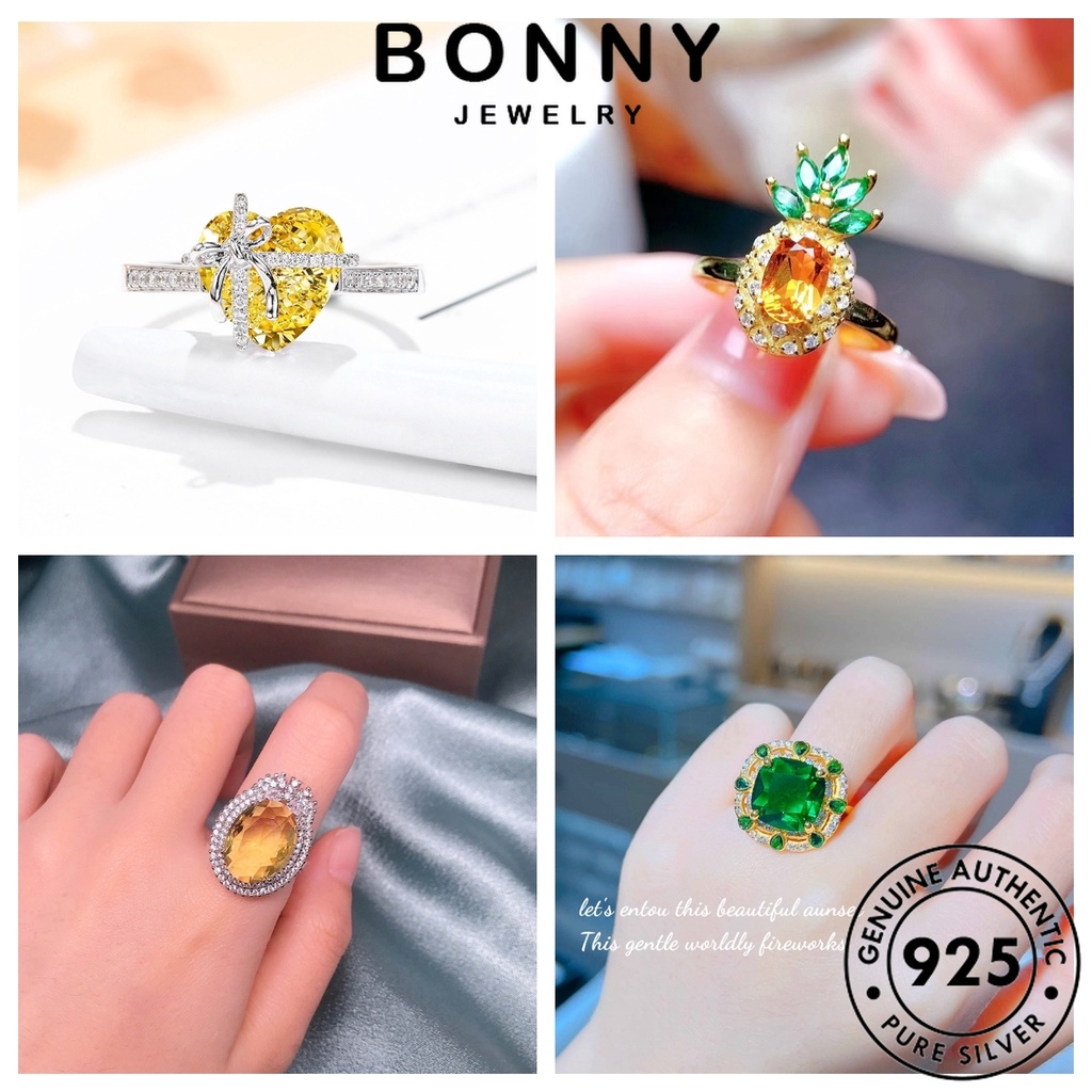 bonny-jewelry-ซิทริน-ผู้หญิง-ทับทิม-แฟชั่น-925-หรูหรา-เงิน-เครื่องประดับ-silver-มรกต-แหวน-เกาหลี-แท้-ต้นฉบับ-ไพลิน-เครื่องประดับ-m104