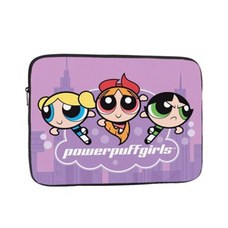 เคสแล็ปท็อป แบบพกพา กันกระแทก ลาย The Powerpuff Girls ขนาด 10-17 นิ้ว