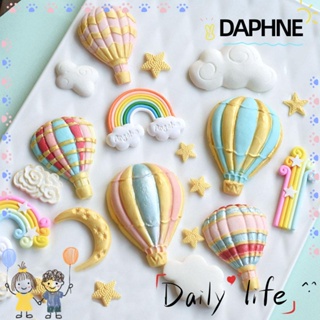 Daphne แม่พิมพ์ซิลิโคน สีรุ้ง เป็นมิตรกับสิ่งแวดล้อม สําหรับทําขนม ฟองดองท์ น้ําตาล เบเกอรี่