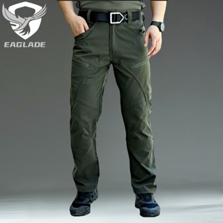 Eaglade กางเกงคาร์โก้ยุทธวิธี สําหรับผู้ชาย JTKBZ สีเขียว กันน้ํา ยืดหยุ่นได้