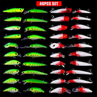 40colors fake bait Mino combination suit about 435grams fishing bait