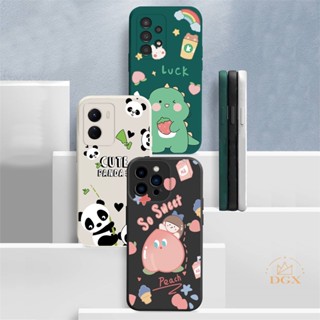 เคสโทรศัพท์มือถือ ซิลิโคนนิ่ม ลายพีช และแพนด้า และไดโนเสาร์ สําหรับ Redmi Note 11S 11 Pro Redmi 10C 10A 9C 9T Note 10 5G Note 10S Note 9s Poco F4 F4 GT M3 Pro X3 Pro NFC DGX