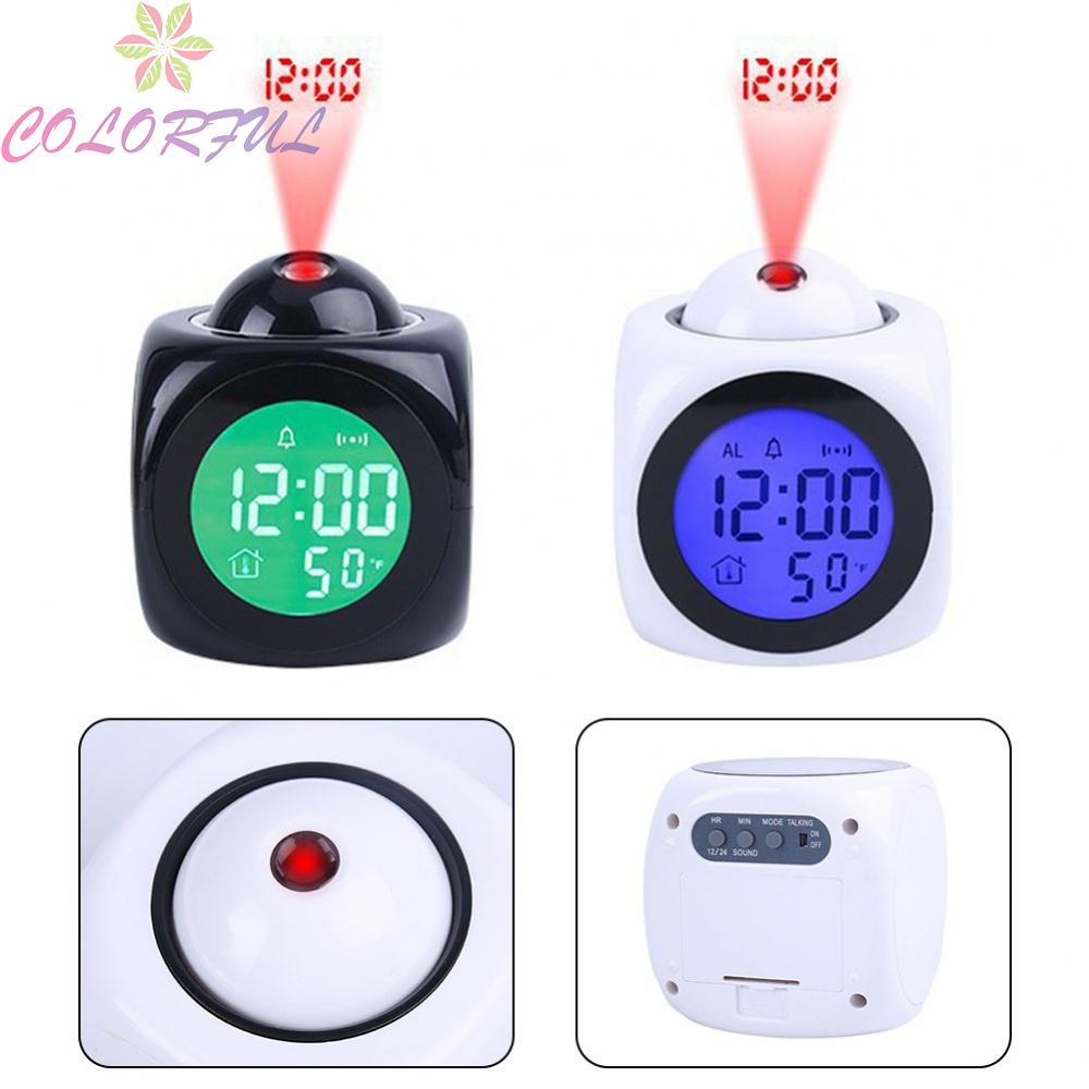【COLORFUL】Alarm Clock Accessories Digital Home Projection Alarm Clock