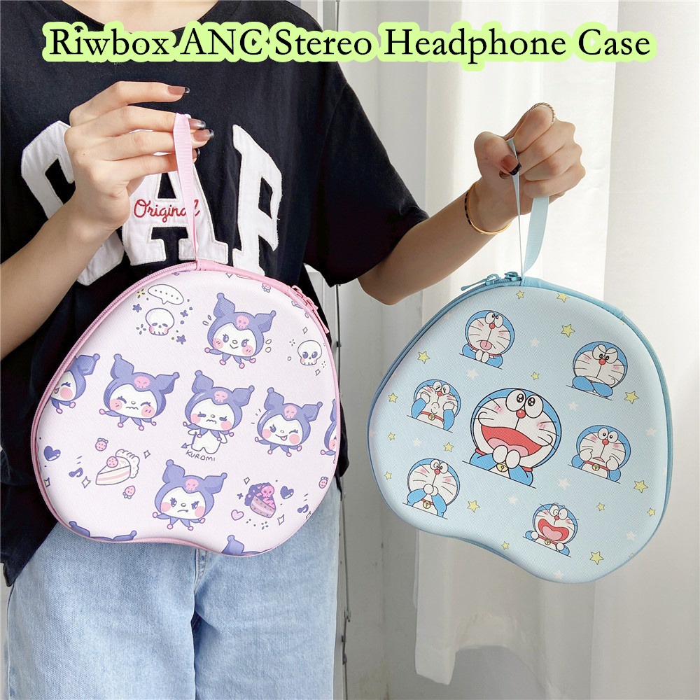 case-home-เคสหูฟังสเตอริโอ-ลายการ์ตูนมินนี่-สําหรับ-riwbox-anc