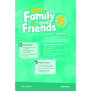 Bundanjai (หนังสือเรียนภาษาอังกฤษ Oxford) Family and Friends 2nd ED 6 : Teachers Book Plus (P)