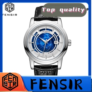 Fensir FENSIR พร้อมส่ง นาฬิกาข้อมือควอตซ์แฟชั่น หน้าปัดบอกปฏิทิน และดวงดาว โรแมนติก สําหรับบุรุษ