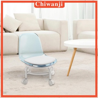 [Chiwanji] เก้าอี้ลูกกลิ้ง พนักพิงหลัง สําหรับซักรีด ฟิตเนส บ้าน