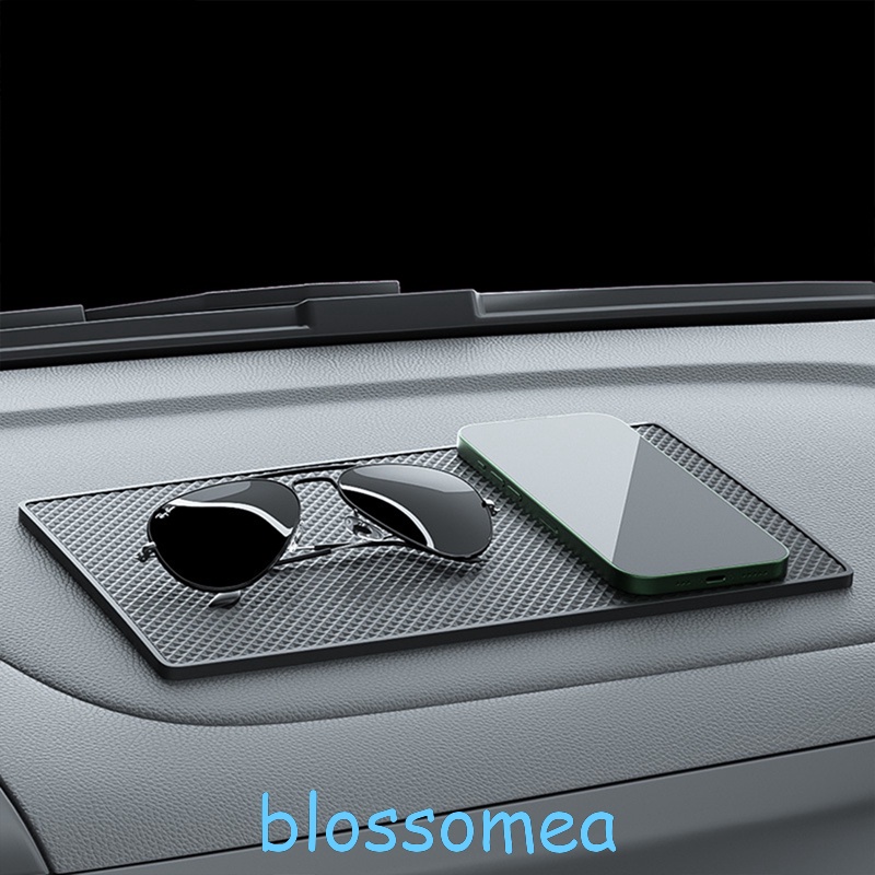 blossomea-แผ่นแดชบอร์ด-pvc-กันลื่น-ทนความร้อน-สําหรับวางโทรศัพท์มือถือ-แว่นกันแดด-ในรถยนต์