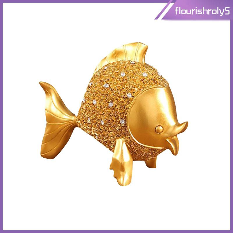 flourishroly5-รูปปั้นปลาทองเรซิ่น-สําหรับตกแต่งห้องนั่งเล่น-ร้านค้า-ห้องน้ํา