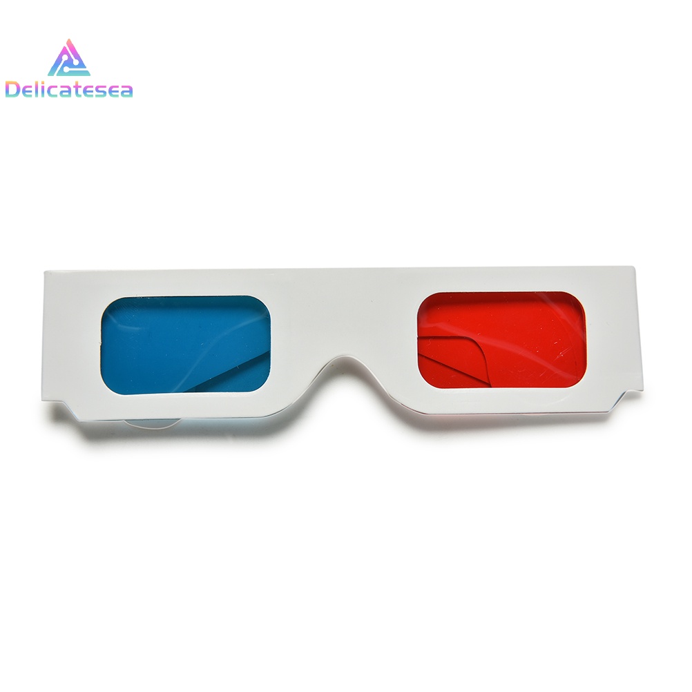 delicatesea-แว่นตา-3d-กระดาษแข็ง-สีแดง-สีฟ้า-10-ชิ้น