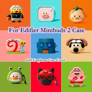 【พร้อมส่ง】เคสหูฟัง แบบนิ่ม ลายการ์ตูนน่ารัก สําหรับ Edifier Minibuds 2 Edifier Minibuds 2