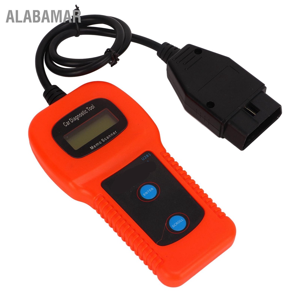 alabamar-u281-obd2-เครื่องอ่านโค้ด-dtc-scan-quick-diagnostic-reset-เครื่องมือตรวจสอบการวินิจฉัยสำหรับรถยนต์