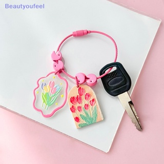 [Beautyoufeel] พวงกุญแจอะคริลิค จี้การ์ตูนน่ารัก แฮนด์เมด DIY สําหรับห้อยกระเป๋า เสื้อผ้า