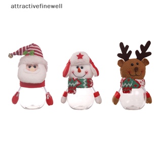 [attractivefinewell] ถุงของขวัญคริสต์มาส สําหรับใส่ขนมหวาน ลูกอม ตกแต่ง 1 ชิ้น