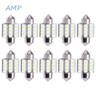 ⚡NEW 8⚡10 Pack of 31mm Festoon LED Bulbs for Car Interior Lights Durable and Convenient