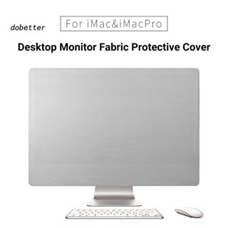 <Dobetter> ผ้าคลุมหน้าจอคอมพิวเตอร์ กันฝุ่น สีพื้น สําหรับ iMac 21 นิ้ว 27 นิ้ว