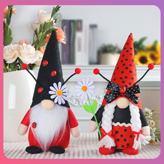 Creative Halloween Ladybug Doll Filling Cotton New Christmas Decoration Doll Home Fur Doll Decoration Halloween Decoration For Children Gift [COD]