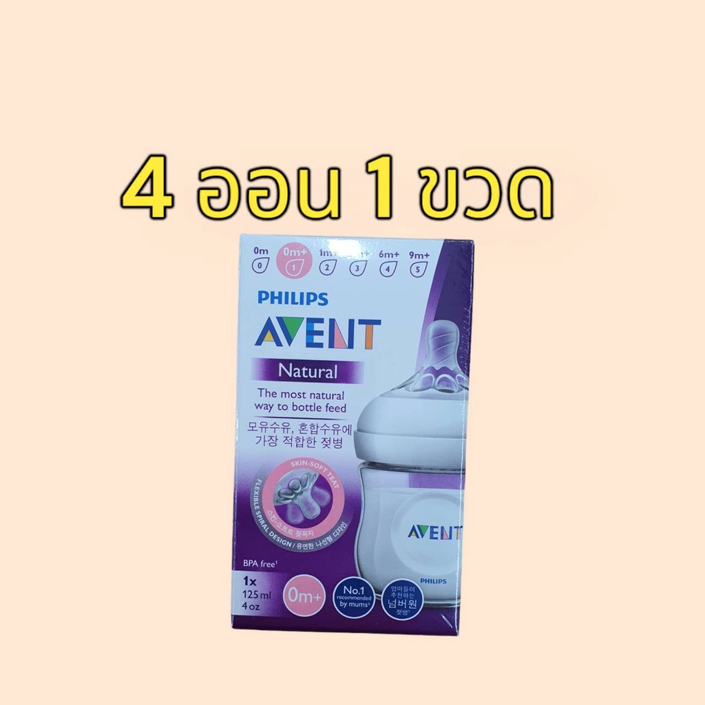 ศูนย์ไทย-philips-avent-ขวดนมavent-4-9ออนซ์-รุ่น-natural