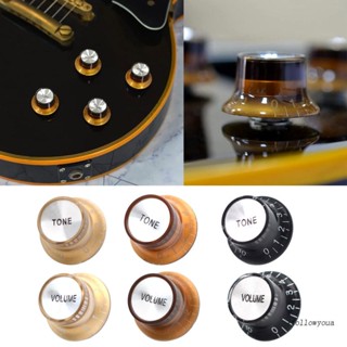 Fol สปีดโทนสีอะคริลิค ​​ชุดลูกบิดควบคุม สําหรับกีตาร์ไฟฟ้า Gibson Les Pau l