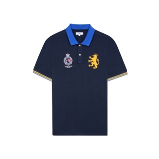 AIIZ (เอ ทู แซด) - เสื้อโปโลผู้ชาย ผ้าคอตตอน สแปนเด็กซ์ ปักตราสัญลักษณ์ Mens Embroidery Stretch Polo Shirts