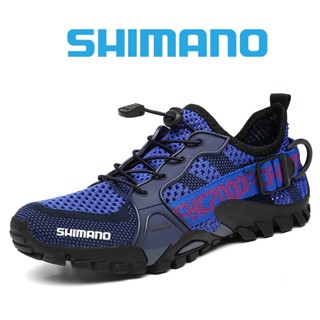 Shimano รองเท้ากีฬาลําลอง ส้นแบน ผ้าตาข่าย กันลื่น ขนาดใหญ่ เหมาะกับใส่ตกปลากลางแจ้ง แฟชั่นฤดูร้อน สําหรับผู้ชาย