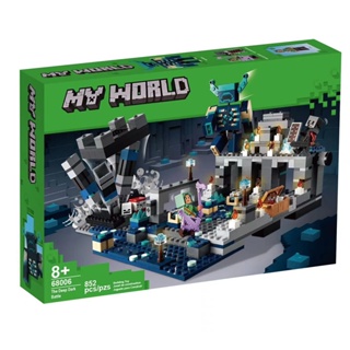 บล็อคตัวต่อ The Deep Dark Battle 21246 Minecraft Bricks My World ของเล่นสําหรับเด็ก