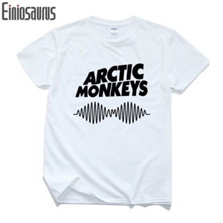 QZแฟชั่น เสื้อยืด พิมพ์ลาย ผู้ชายเสื้อยืด Arctic Monkeys T-SHIRT ALBUM MENS ROCK TEE เส