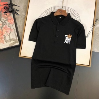 [Official]BURBERRI mens cotton polo jersey t-shirt shirt top S-XXXL M907