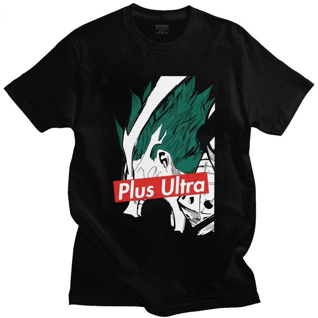 hot-sale-เสื้อยืดแขนสั้นผ้าฝ้ายพิมพ์ลายการ์ตูน-my-hero-academia-สําหรับผู้ชาย