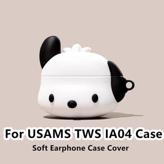 【Case Home】เคสหูฟัง แบบนิ่ม ลายการ์ตูนสุนัข สําหรับ USAMS TWS IA04 USAMS TWS IA04