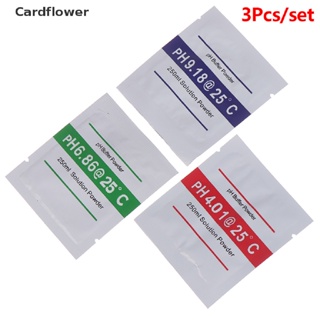 &lt;Cardflower&gt; บัฟเฟอร์วัดค่า PH ph4.00 6.86 9.18 ลดราคา 3 ชิ้น