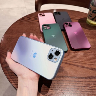 หัวใจแห่งความรัก สครับ เคสกระจก เคส compatible for iPhone11 Pro max เคสไอโฟน11 กันกระแทก caseiPhone 12promax เคสIP12Pro 13 11promax เคสiPhone12 case Apple14