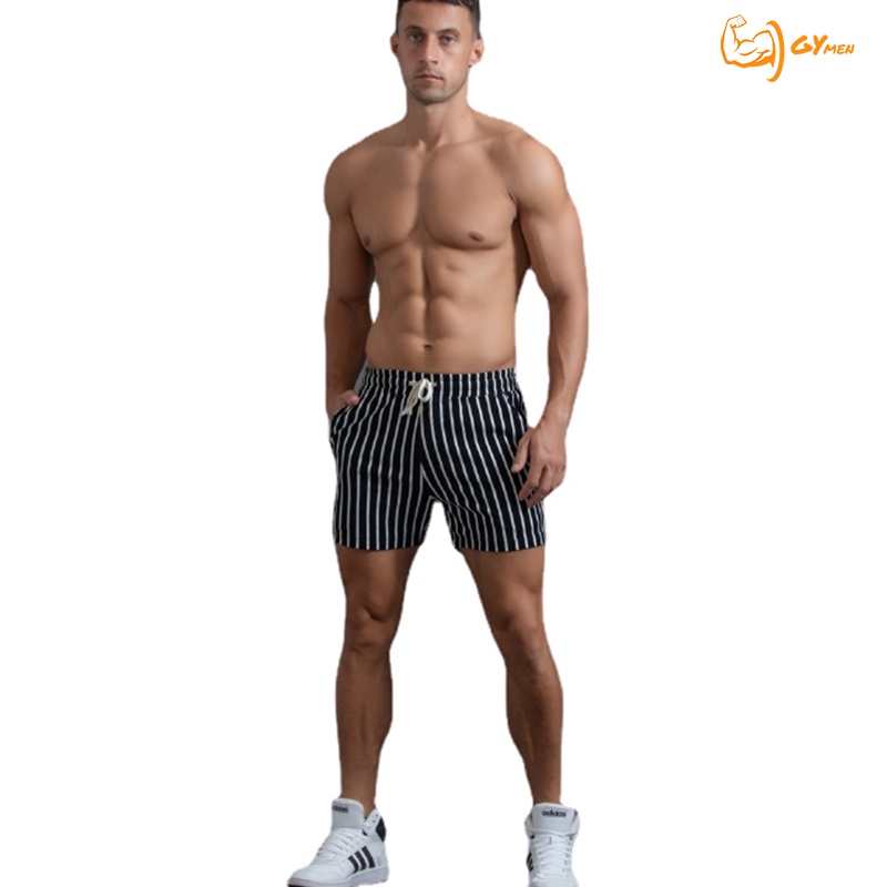 gymen-ผู้ชายกีฬาออกกำลังกายกางเกงขาสั้น-shorts-ผ้าฝ้าย-ลายทาง-แนวตั้ง-ขนาดใหญ่-สําหรับผู้ชาย-ใส่ออกกําลังกาย-ในบ้าน