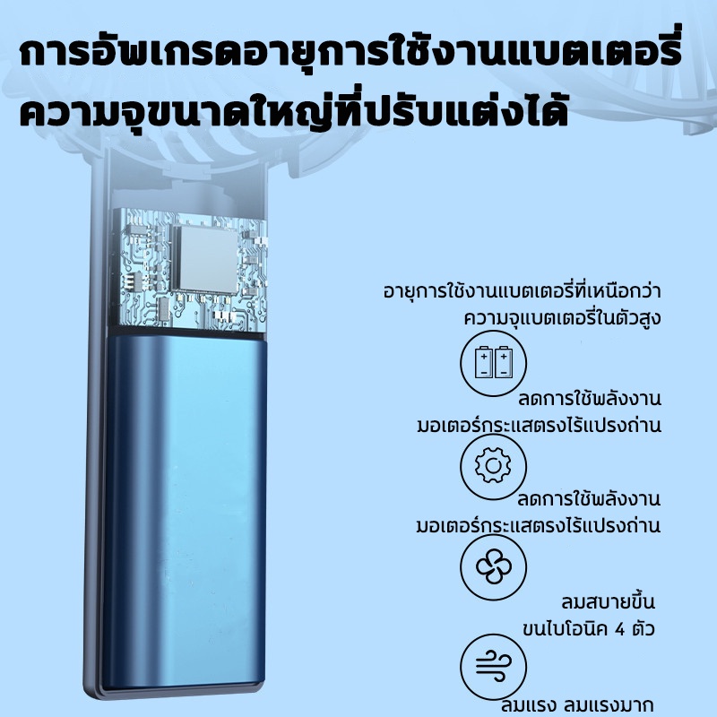 เตรียมจัดส่ง-พัดลมมือถือ-10000mah-พัดลมusb-พัดลมพกพา-พัดลมพกพาชาร์จ-มือถือ-ตั้ง-โต๊ะ-พัดลมพกพา-พัดลมมือถือ