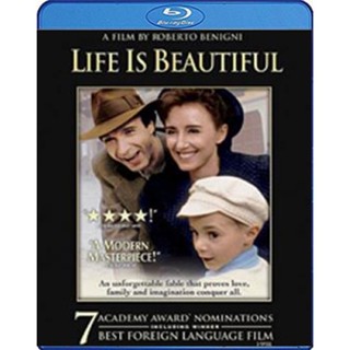 แผ่น Bluray หนังใหม่ Life Is Beautiful (1997) ยิ้มไว้โลกนี้ไม่มีสิ้นหวัง (เสียง Italian/ไทย | ซับ Eng/ ไทย) หนัง บลูเรย์