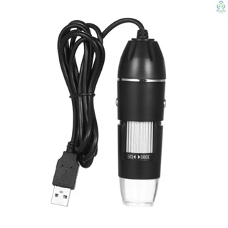 [มาใหม่] กล้องจุลทรรศน์ดิจิทัล USB และแว่นขยายตั้งโต๊ะ กล้อง 0.3MP ไฟ LED 8 ดวง แว่นขยาย 1000X สําหรับระบบ Windows Mac พร้อมขาตั้ง [19]