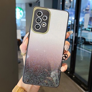 เคสโทรศัพท์ซิลิโคน ประดับเพชร พลอยเทียม วิบวับ หรูหรา สําหรับ Samsung A54 A03 A53 A73 A02S A33 A50 A50S A30S A21S A51 A71 A31 A70