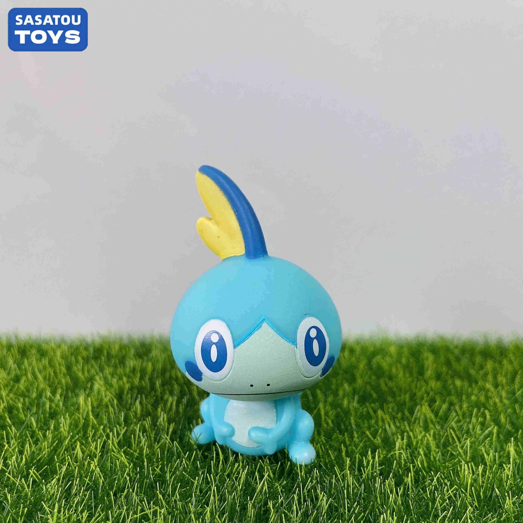 ของเล่นฟิกเกอร์ pokemon Scorbunny Raboot Cinderace Grookey Thwackey ...