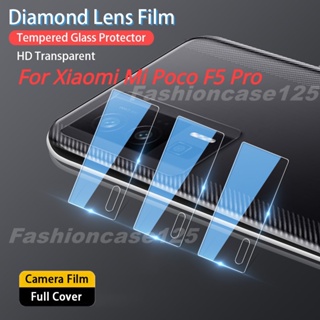 ฟิล์มกระจกนิรภัยกันรอยเลนส์กล้อง HD 3D แบบใส สําหรับ Xiaomi Mi Poco F5 Pro PocoF5 F5Pro 5G 2023 3 ชิ้น