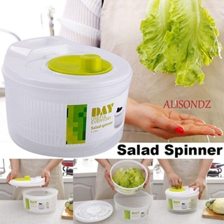 ALISONDZ Large Capacity Salad Spinner Multifunction Fruit Basket Vegetable Dryer Dehydrator Water Drying Strainer Washing Drain Washer Kitchen Tool/Multicolor