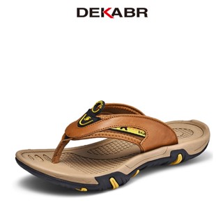 Dekabr รองเท้าแตะลําลอง กันลื่น ใส่สบาย เหมาะกับเดินชายหาด กลางแจ้ง แฟชั่นฤดูร้อน สําหรับผู้ชาย ไซซ์ 38-45 2023