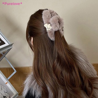 Purelove&gt; ใหม่ กิ๊บติดผมอะคริลิค รูปตุ๊กตาหมี กระต่ายน่ารัก ขนาดใหญ่ สไตล์เกาหลี สําหรับผู้หญิง