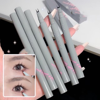 Sweet MINT ปากกาอายไลเนอร์ แบบน้ํา สองเขี้ยว 0.01 มม. สองเขี้ยว กันน้ํา กันเหงื่อ ไม่เลอะเทอะ