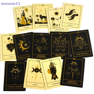 ไพ่ทาโรต์ Aosuoas Voice Souls Oracle Card Tarot Prophecy Divination Deck Family Party Board Game Beginners Cards Fortune Telling Game TH.