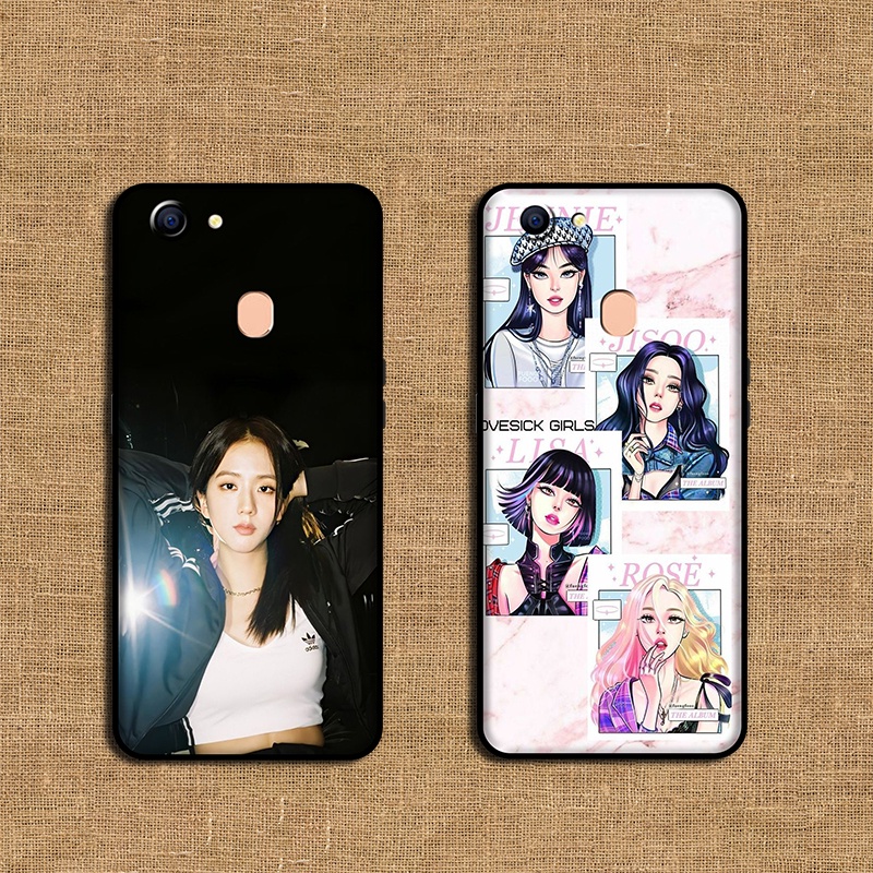 เคสโทรศัพท์ซิลิโคน-แบบนิ่ม-ลาย-blackpink-สําหรับ-oppo-f5-f7-jisoo